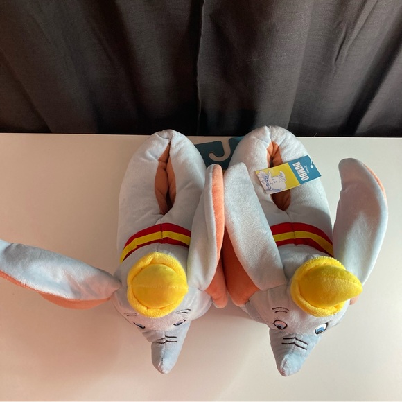Disney Dumbo Plush Slippers Adult Women Size M 7/8 - Picture 2 of 8